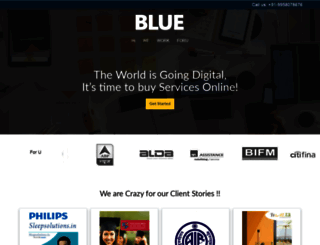 bluedigital.co.in screenshot