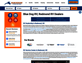 bluedogrvredmond.com screenshot