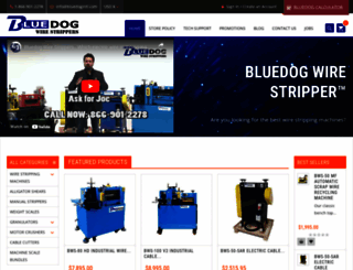 bluedogwirestripper.com screenshot