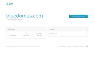 bluedomus.com screenshot