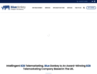 bluedonkey.co.uk screenshot