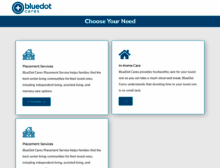 bluedotcares.com screenshot