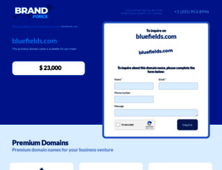 bluefields.com screenshot