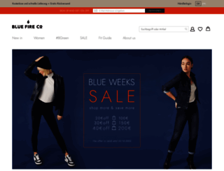 bluefire-jeans.com screenshot