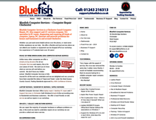bluefishcs.co.uk screenshot
