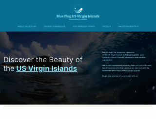 blueflagusvi.org screenshot
