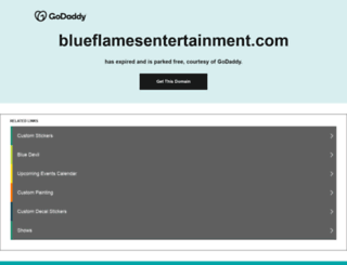 blueflamesentertainment.com screenshot