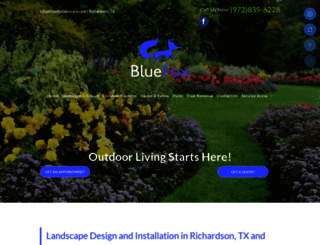 bluefoxoutdoorliving.com screenshot