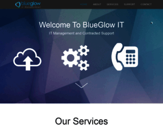 blueglow.co.uk screenshot