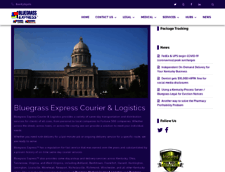 bluegrass-express.com screenshot