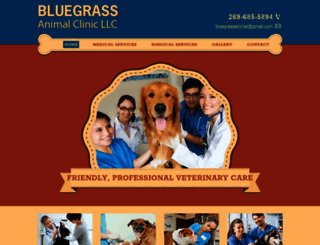 bluegrassanimalclinic.com screenshot