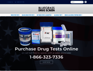 bluegrassdrugscreen.com screenshot