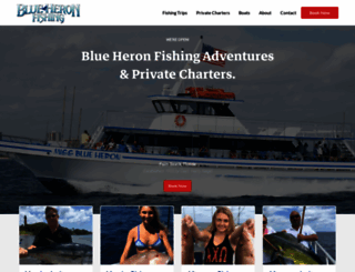 blueheronfishing.com screenshot