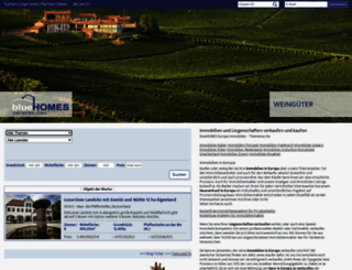 bluehomes.de screenshot