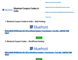 bluehostcouponcodes.in screenshot