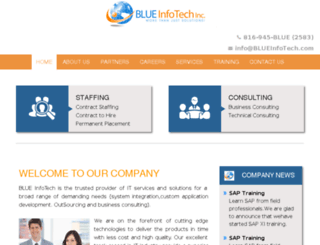 blueinfotech.com screenshot
