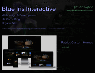 blueiriswebdesign.com screenshot