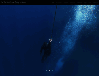 blueisland-divers.gr screenshot
