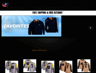 bluejacketssportingshop.com screenshot