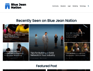 bluejeannation.com screenshot