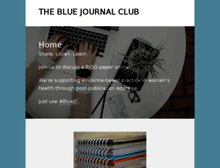 bluejournalclub.wordpress.com screenshot