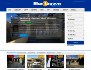 bluelagooncasas.com screenshot
