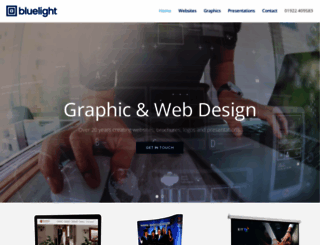 bluelightdesign.co.uk screenshot
