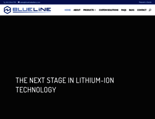 bluelinebattery.com screenshot