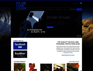 bluelinegear.com screenshot