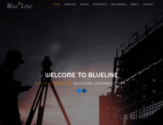 bluelinesurveyors.com screenshot