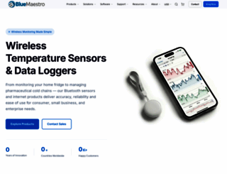 bluemaestro.com screenshot
