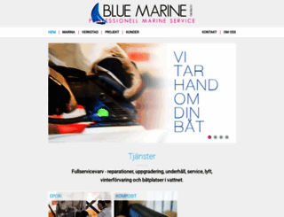 bluemarine.se screenshot