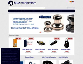 bluemarinestore.com screenshot