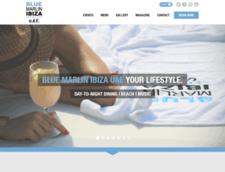 bluemarlinibiza-uae.com screenshot