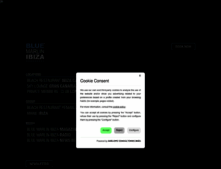 bluemarlinibiza.com screenshot