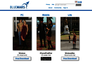 bluemarsonline.com screenshot
