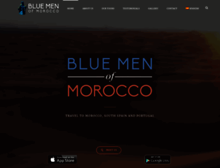 bluemenofmorocco.com screenshot