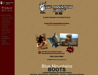 bluemountainsboots.com screenshot