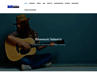 bluemusicvalencia.com screenshot