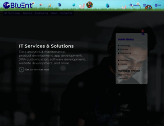 bluent.co.in screenshot