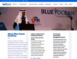 blueoceanacademy.com screenshot