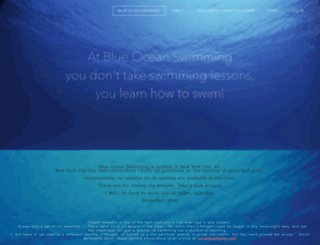 blueoceanswimming.com screenshot