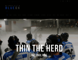 blueoxhockey.com screenshot