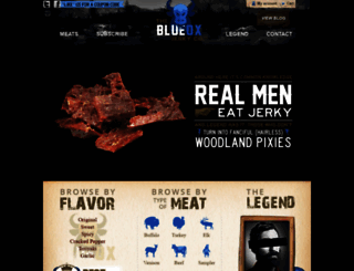 blueoxjerky.com screenshot