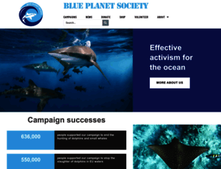 blueplanetsociety.org screenshot