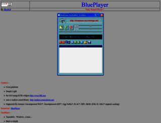 blueplayer.sourceforge.net screenshot