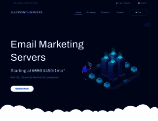 bluepointservers.com screenshot