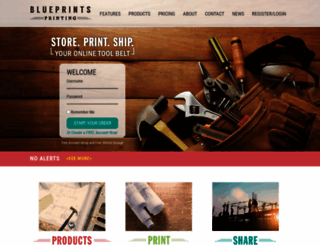 blueprintsprinting.com screenshot