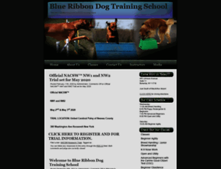 blueribbondogschool.com screenshot