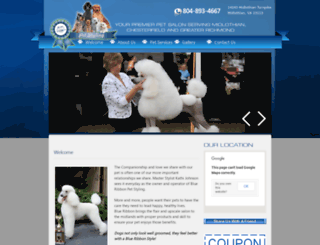 blueribbonpetstyling.com screenshot